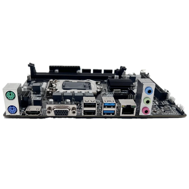 H110 Arvuti Emaplaadi LGA1151 Toetab Core I3 I5 I7 Seeria PROTSESSORI Toetab DDR4 Mälu Lüliti Kaabel+Thermal Pad 4