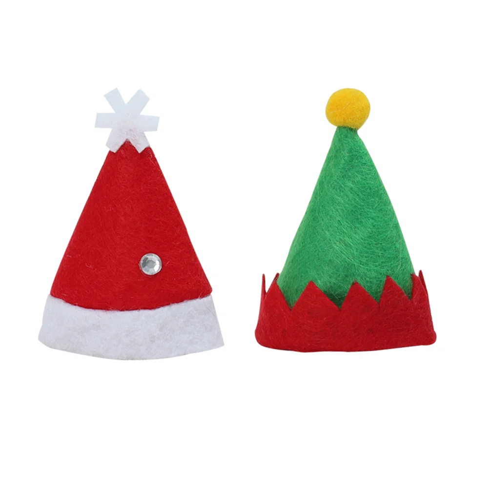 10tk Lollipop Mütsid Jõulud Lollipop Müts Kääbus Santa Mütsid Christmas Candy Müts Elf Lollipop Müts 2