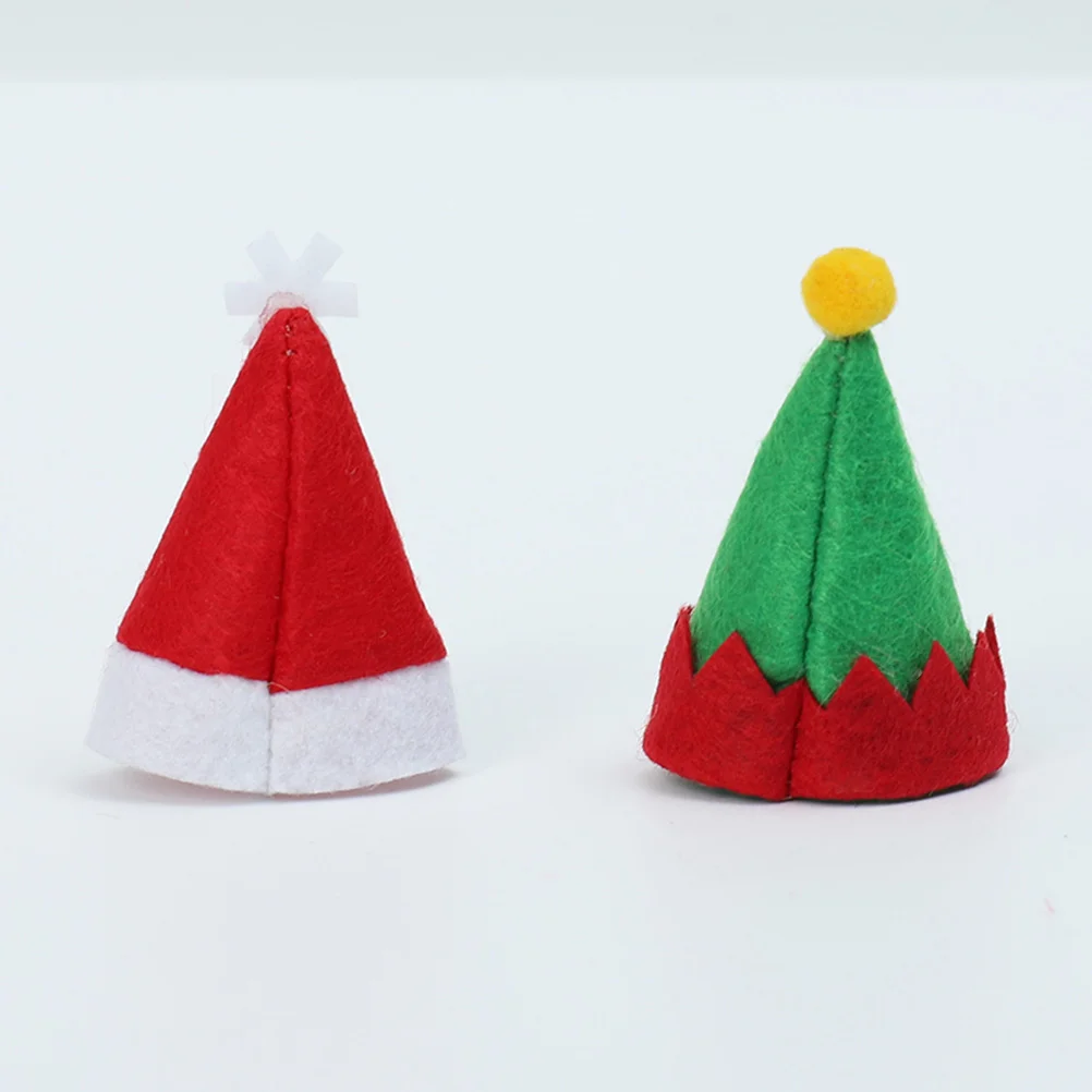 10tk Lollipop Mütsid Jõulud Lollipop Müts Kääbus Santa Mütsid Christmas Candy Müts Elf Lollipop Müts 4
