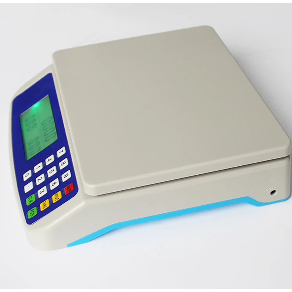 Precision Digital Scale LCD-Ekraan, Elektrooniline Tasakaalu Kaal Kaalud Köök Mõõdetava Tööriista Kaubandus Kauplus Puu-10kg-1g 1