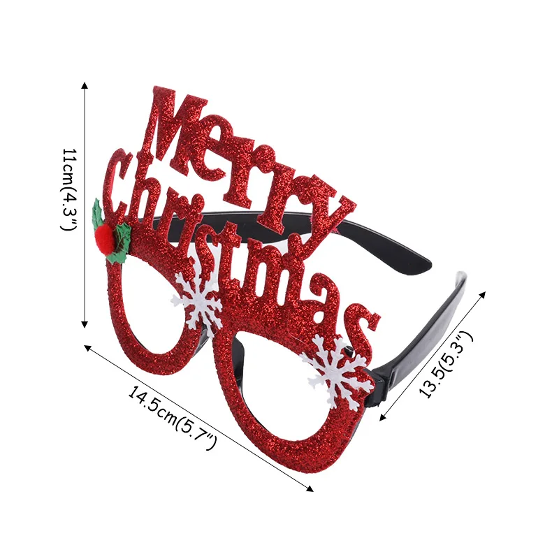 Jõulukaunistused 2023 jõulud klaasid Raami Täiskasvanud Lapsed Kingitus Santa Snowman Prillid Jõulud Xmas Decor 2023 Uus Aasta Noel 5