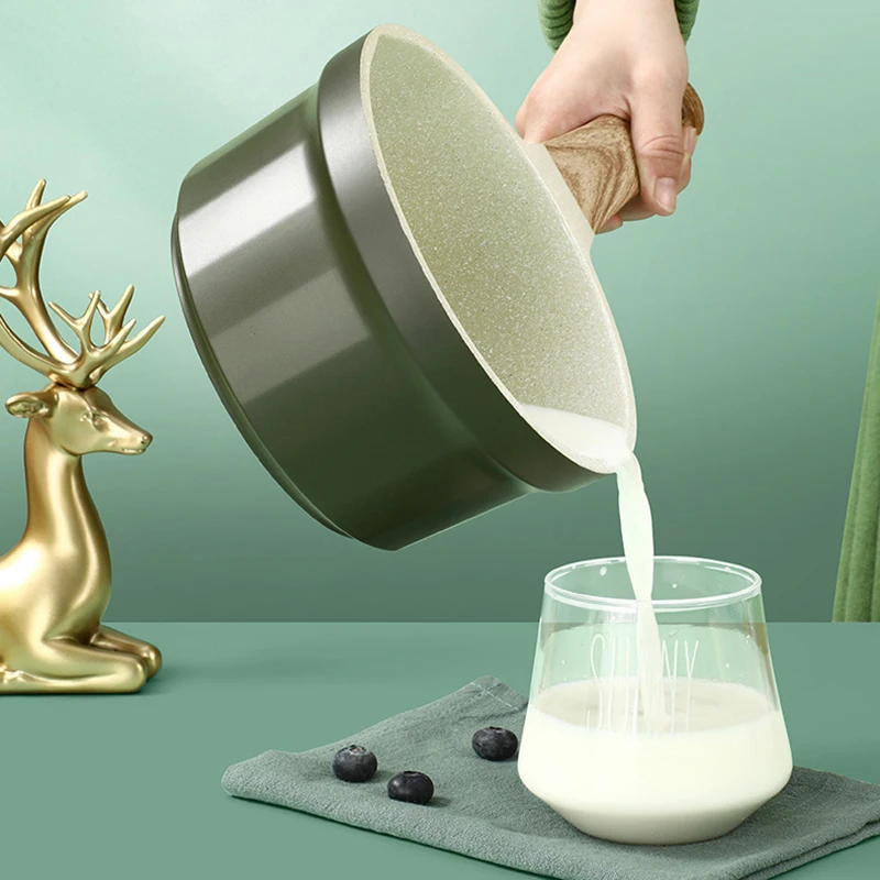 OAPE Köögitarbed Mini Piima Pudru Potid Kastrulis Emailiga Supp Köök Toiduvalmistamis Nonstick Pannil Koos Käepide Kaas Induktsioon 0