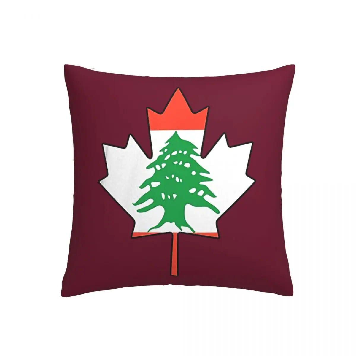 Liibanoni Lipu Kanada Maple Leaf padjapüür trükitud padi diivan talje padi, padja kate 1