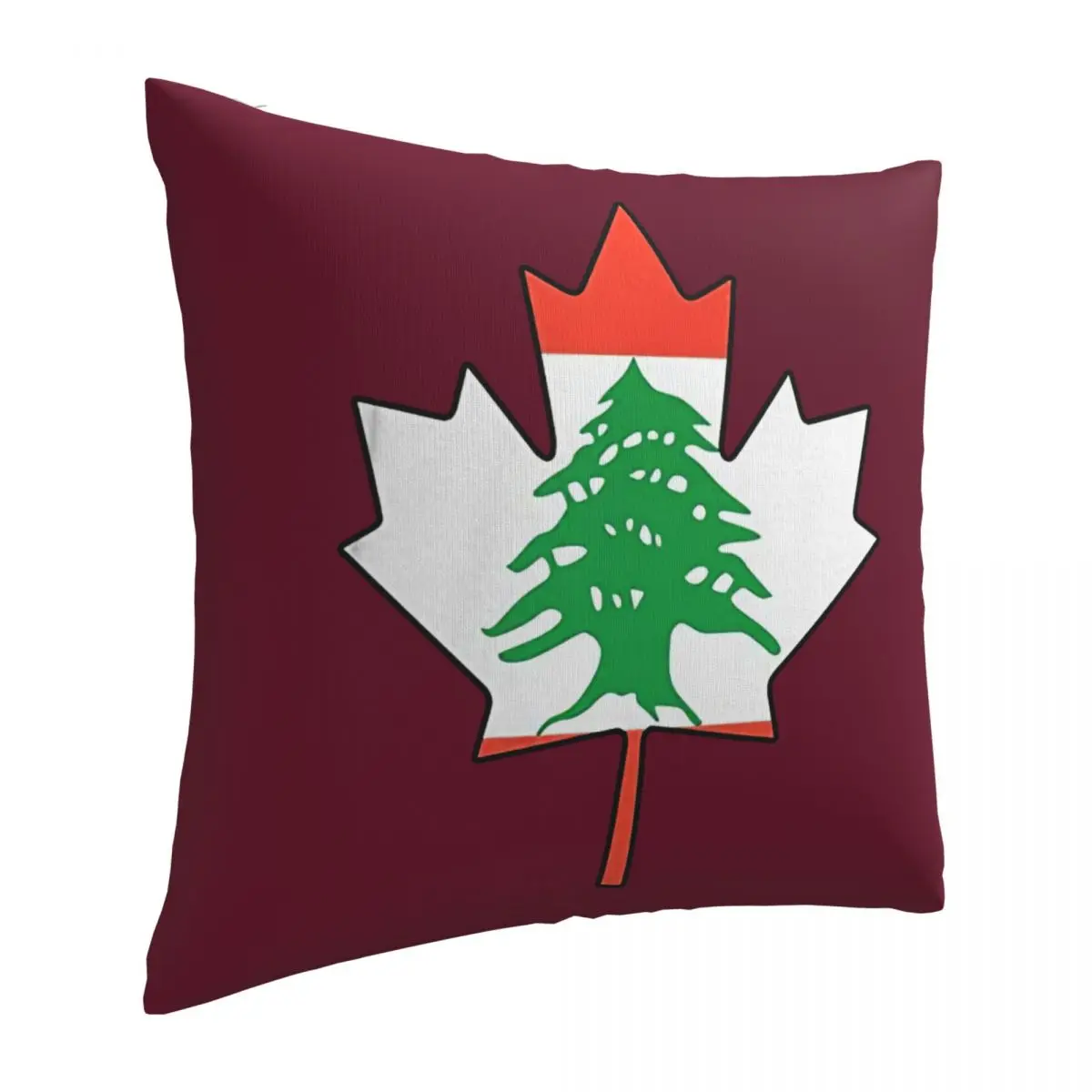 Liibanoni Lipu Kanada Maple Leaf padjapüür trükitud padi diivan talje padi, padja kate 2