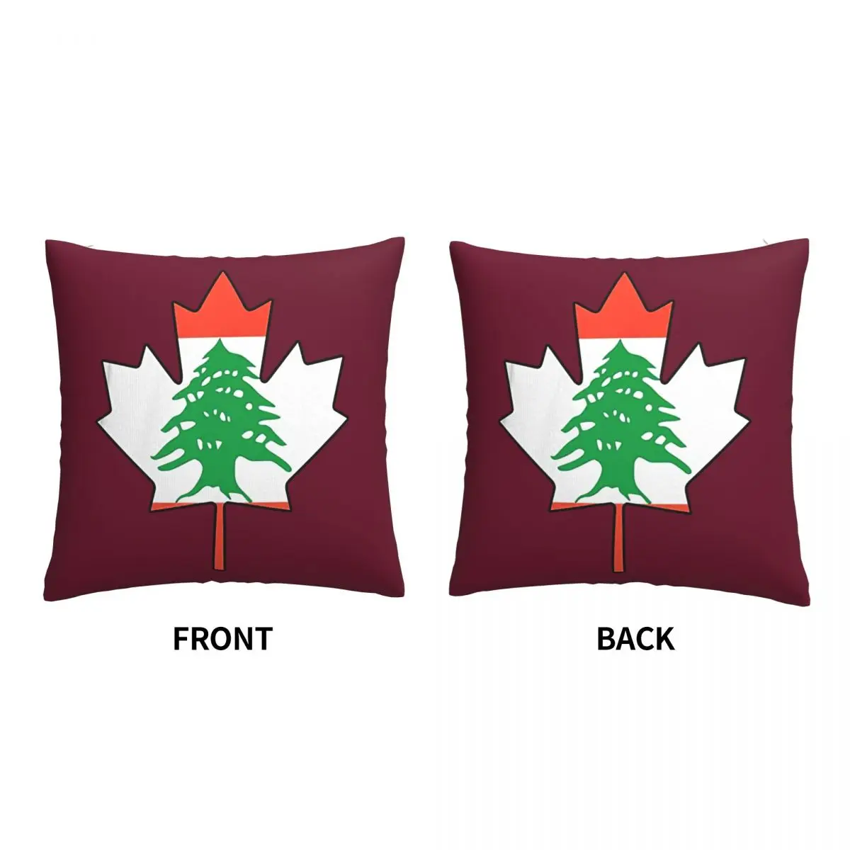 Liibanoni Lipu Kanada Maple Leaf padjapüür trükitud padi diivan talje padi, padja kate 3