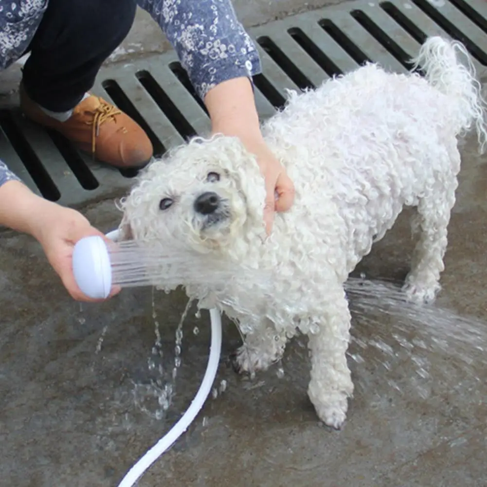 Lemmiklooma Dušš Pea Spray Kanalisatsiooni Kurn Pet Vann Voolik Pesu Pesemine Koer Vann Juuksed Pet-Lemmiklooma Harja puhastusvahendeid Valamu Spra U4D3 1