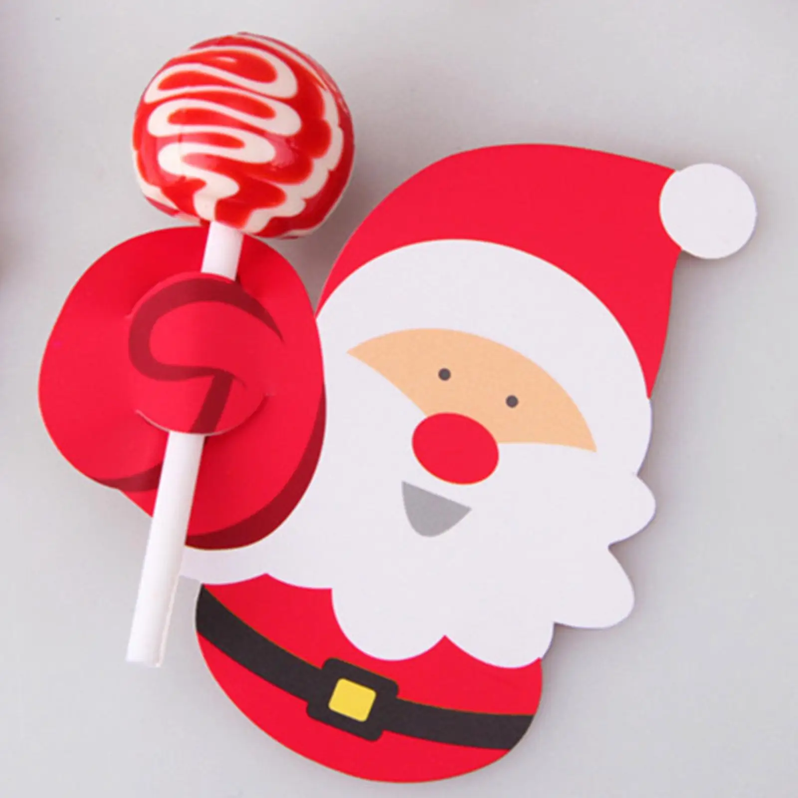 50tk Karikatuurid Santa Claus Pingviin Paber Lollipop Kaardid DIY Lollipop Kingitus Paketi Decor Jõulud Teenetemärgi Navidad Uus Aasta 5