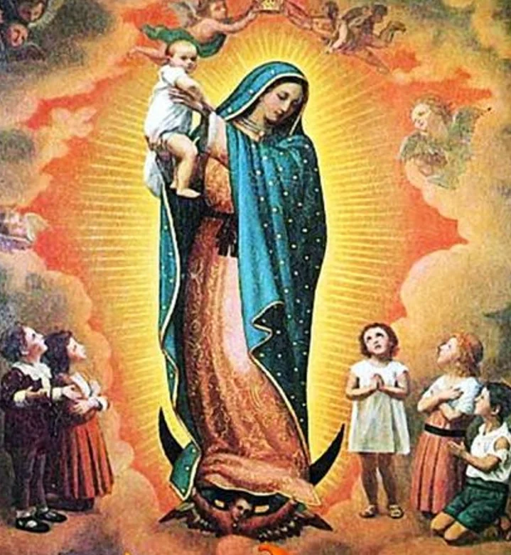 Our Lady Of Guadalupe Neitsi Maarja Ikoon Põleva Põõsa Kreeka Õigeusu Bütsantsi Lõuend Seina Kunst Elutoamööbel Home Decor 5