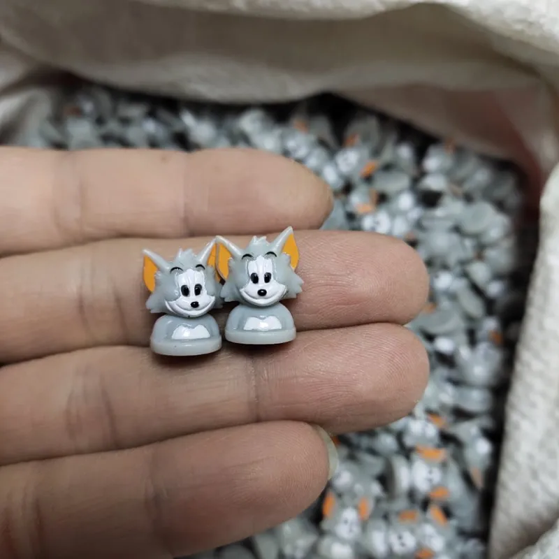 48piece 1,5 cm väga väike armas Kass Tom Joonis kogumise mänguasjad Dekoratsioonid, DIY Materjalid 0