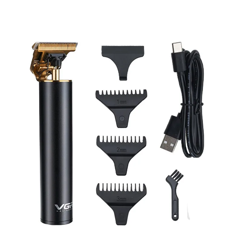 VGR karvade trimmer USB laetav juuksed clipper oilhead clipper juuksed nikerdamist clipper juukselõikus masin valge 1