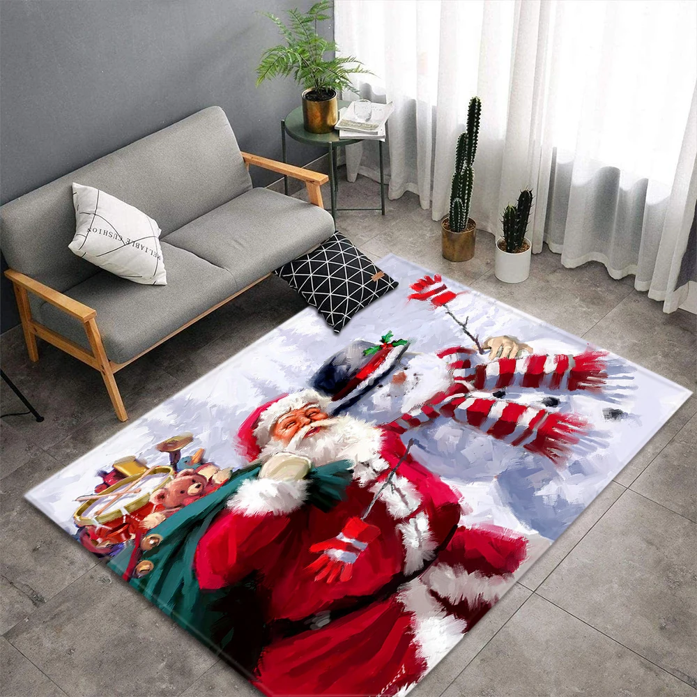 Merry Christmas Kingitus Vaip Salong Decor Põranda Pindala Vaibad Kid Mängida Matid 0