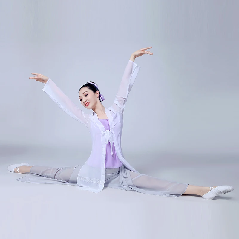 Hiina stiilis Hanfu klassikalise tantsu tavade riided, naiste tantsu marli elegantne hiina folk dance kostüüm naine 1