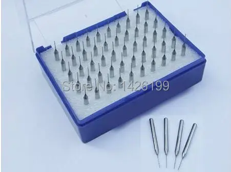 Tasuta kohaletoimetamine 10tk 1.2 mm PCB mini drill Bit volfram terase karbiid prindi trükkplaadi cnc Puuriterad Masin 2