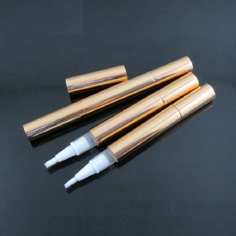 3 ML Twist Pen Alumiinium Toru Tühi Kuld, Hõbe Meik Hammaste Valgendamine Concealer Kaasaskantav Korduvtäidetavaid Kosmeetika Mahuti 3