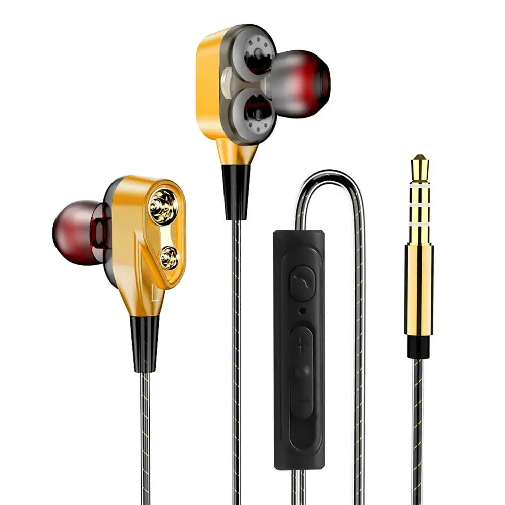 Juhtmega Kõrvaklapid High Fidelity Müra Vähendamise Universaalne 3.5 mm Stereo In-ear Earbud helistada 1
