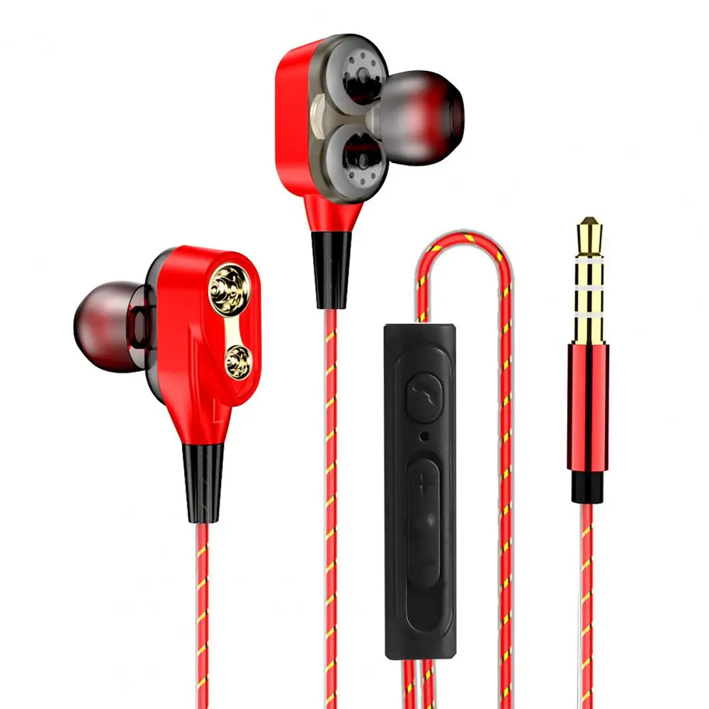 Juhtmega Kõrvaklapid High Fidelity Müra Vähendamise Universaalne 3.5 mm Stereo In-ear Earbud helistada 2