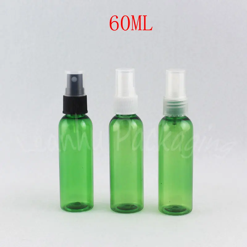 60ML Roheline Ring, Õlg Plastikust Pudel , 60CC Tulus Reisi Pakend Pudel , Tühi Kosmeetika Konteiner ( 50 TK/Palju ) 0