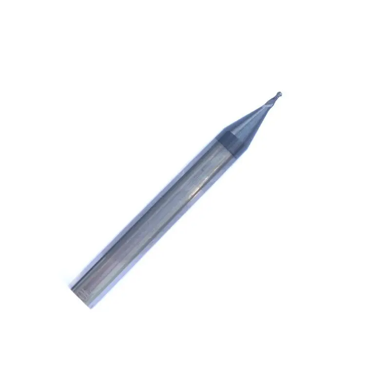 Radius=0.25-0.4 mm, 2 Flutes HRC55 Volframkarbiid Palli nina End Mills Spiraal Bitti Karbiid CNC micro Palli Endmills Ruuteri Bitti 0