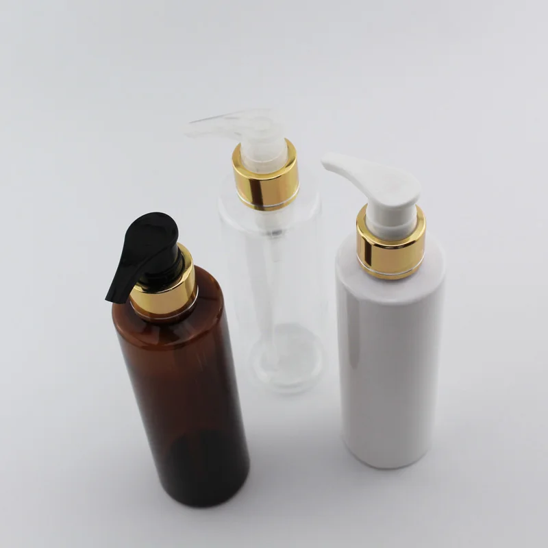 200ml Tühjad Plast-Emulsioon Pudelid vedelseep Pumbaga Mahuti Isikliku Hügieeni Emulsioon,Kuld, Alumiinium Pump Kosmeetika Mahutid 4