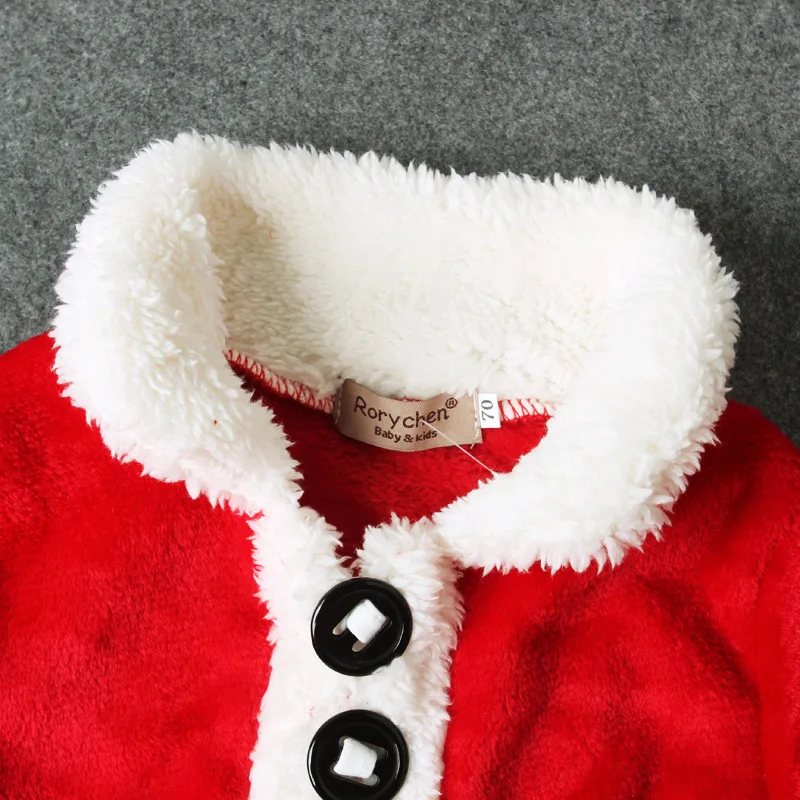 Lapsed Talve Riided Vastsündinud Beebi Poistele Jõulud Riided Santa Claus Fliisist Soe Tops+Püksid+Müts+Sokid Imikute Rõivad Komplekti 1951-1 3