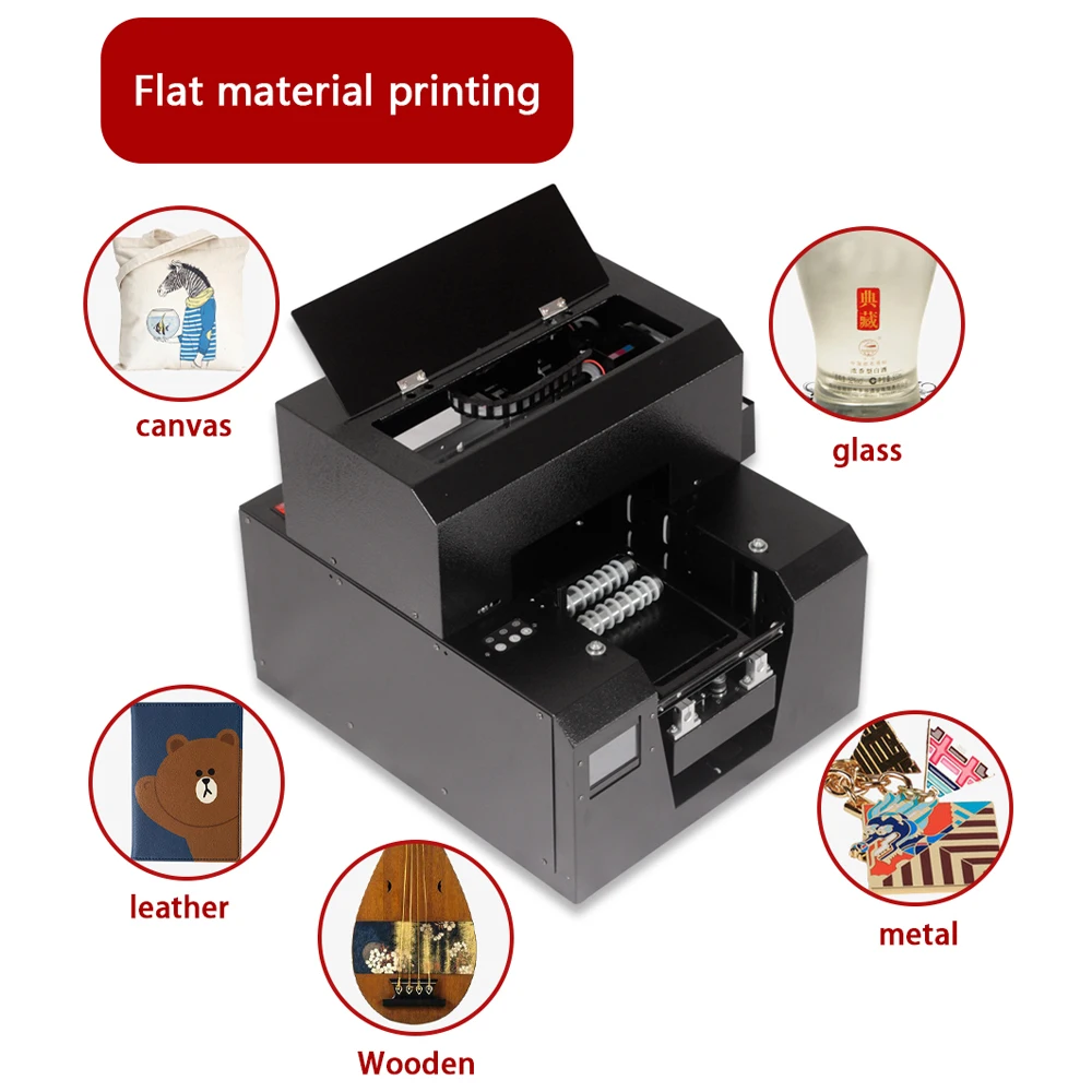 A4 suurus inkjet printer võtab Epson L800 print head suure eraldusvõimega trükkimine korter trükkimine ja silindrid, kerad 5