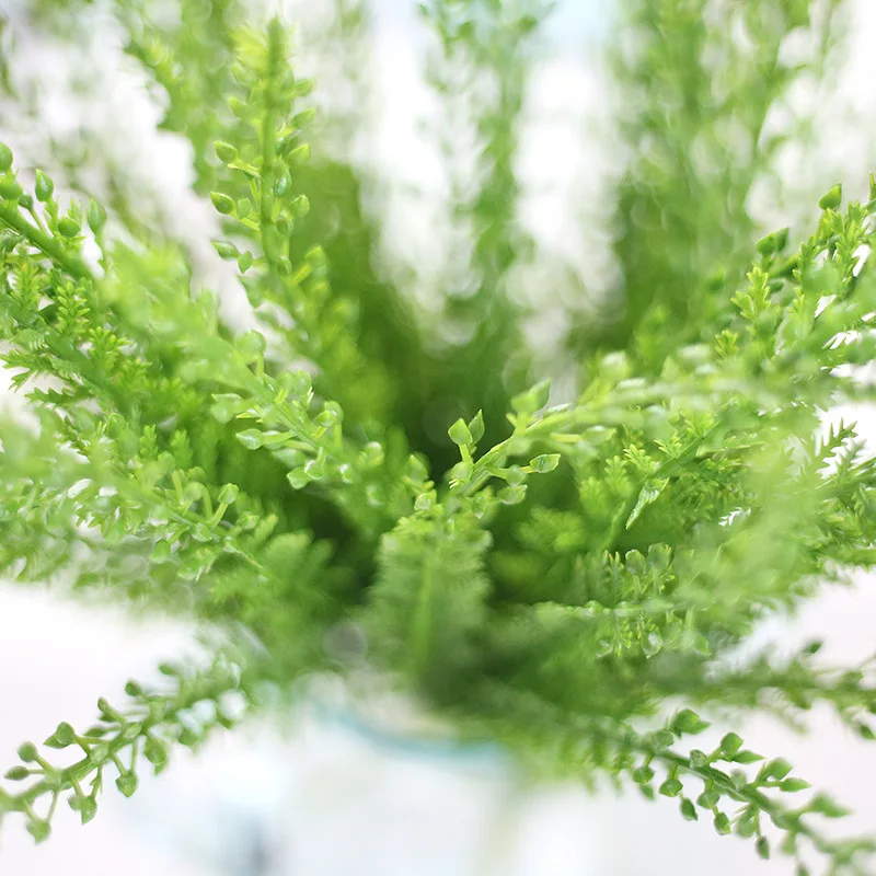 kunstlik taimed, rohi võltsitud taimede rohelust plantas artificiales para decoracion lehed Plastikust Branch Desktop Decor 1