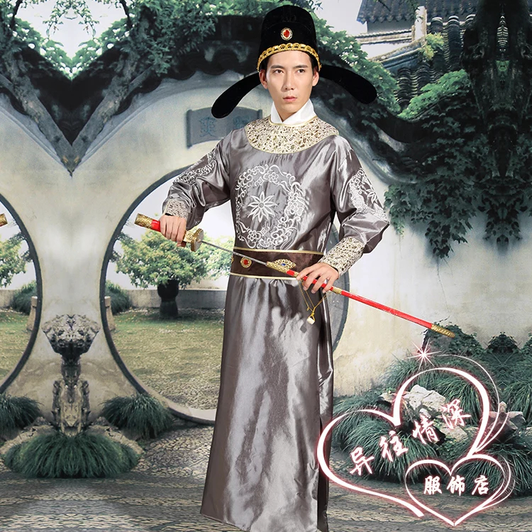 Hot müük Uus 2018 mehe Tang ülikond, Traditsiooniline Hiina Iidse Hanfu mehed cosplay kostüüm rohkem värve etapp riided meestele Rüü 5