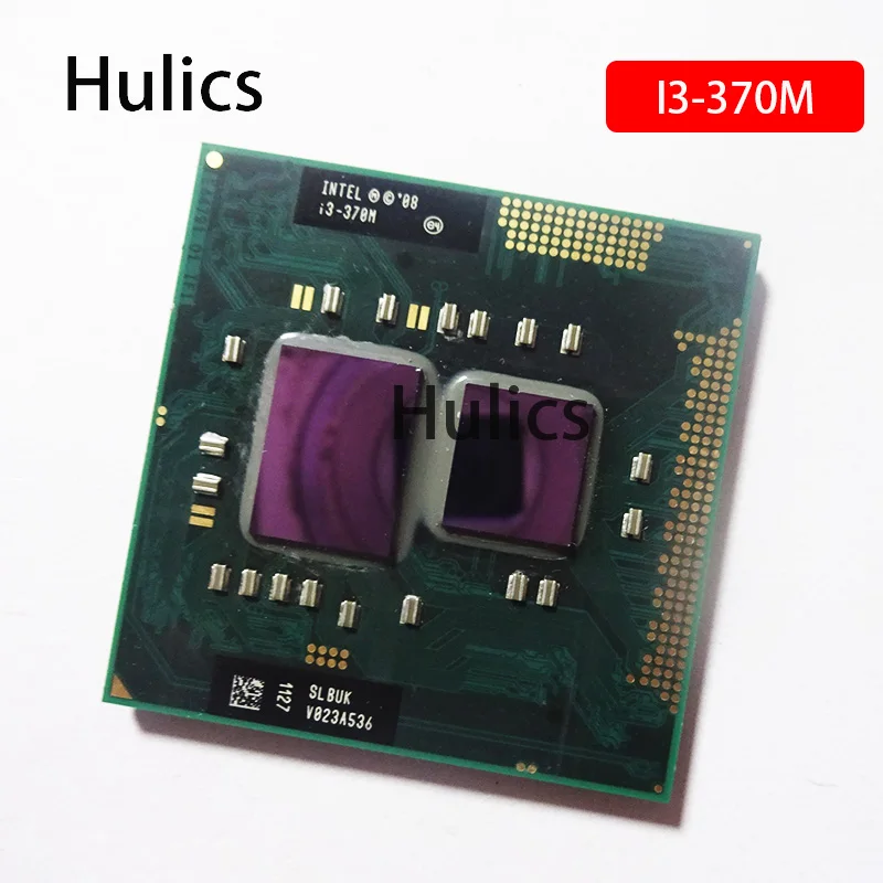Hulics Kasutatud Intel I3-370M SLBUK CPU Core Processor I3-370M 3M Cache, 2.4 GHz Intel I3 370M PROTSESSOR PPGA988 Toetada HM55 QH57 0
