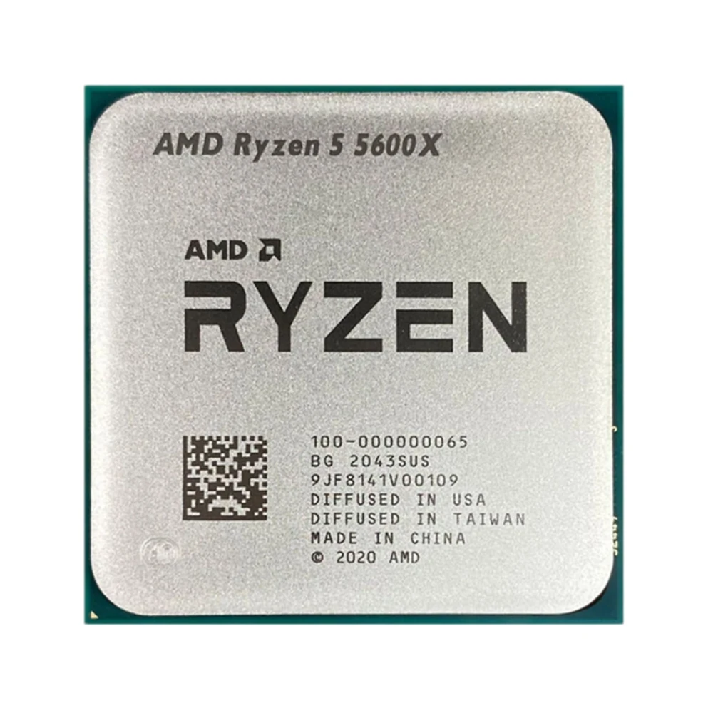 AMD Ryzen 5 5600X R5 5600X 3.7 GHz Kuus-Core Kaksteist-Lõng CPU Protsessor 7NM 65W L3=32M 100-000000065 Pesa AM4 0