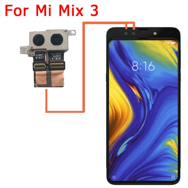 Esi-Taga Tagasi Kaamera Xiaomi Mi Mix 2 2s 3 Mix2 Mix2s Mix3 Mix4 Peamine Sõidusuunas Kaamera Moodul Flex Asendamine Varuosad 2