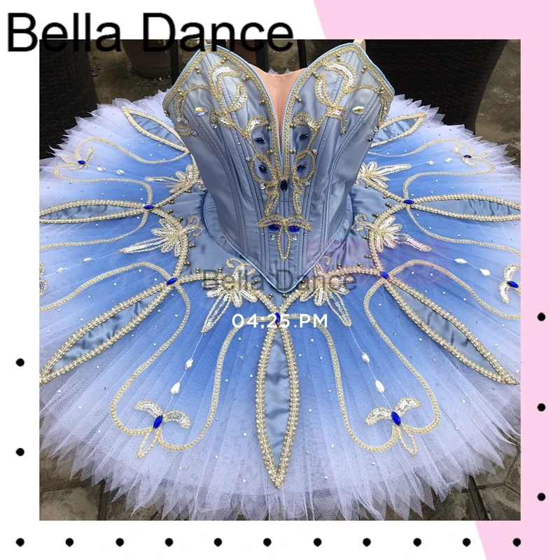 Kõrge kvaliteediga BlueBird Muutus Ballet Tutu Naiste Professionaalset Pallter Ballett Kostüümid Tutu Tüdrukud Klassikalise Pannkook Tutu BT4014 3