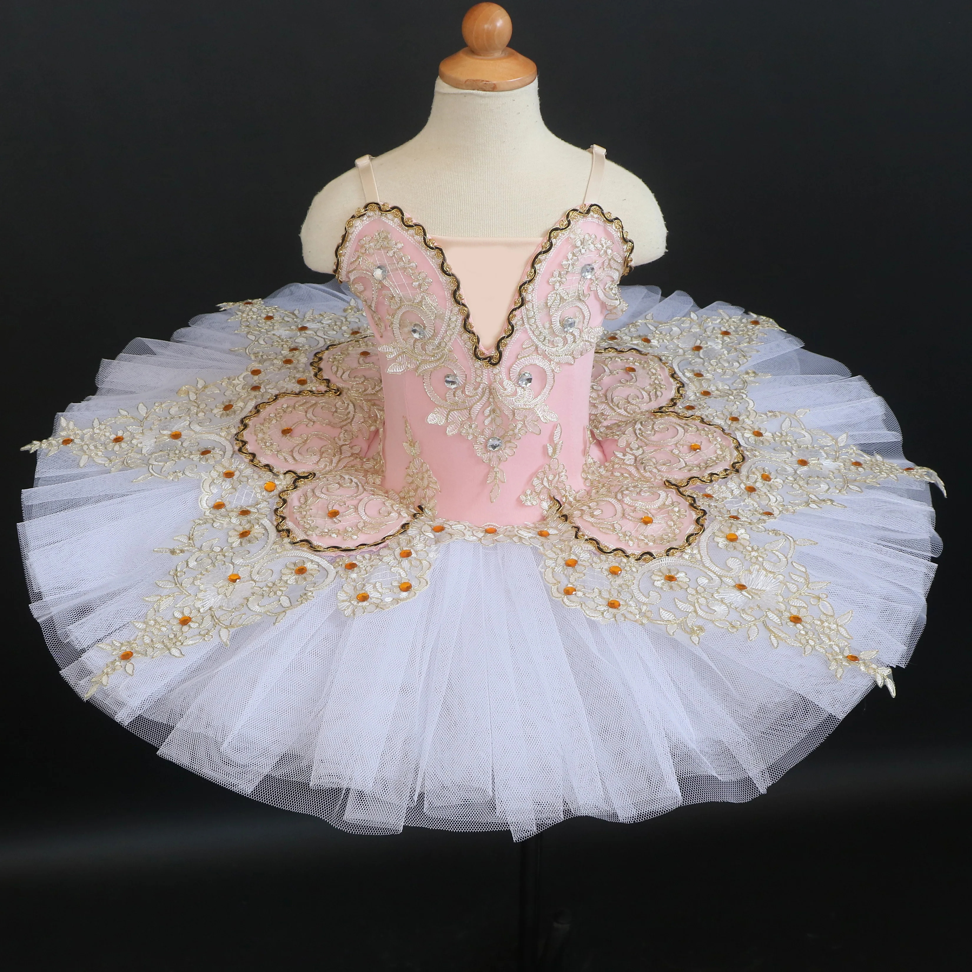 Laste professionaalne ballett seelik Uinuv Kaunitar tüdrukute tulemuslikkuse kleit Little Swan Tutu Seelik organisatsiooni tulemuslikkuse 1