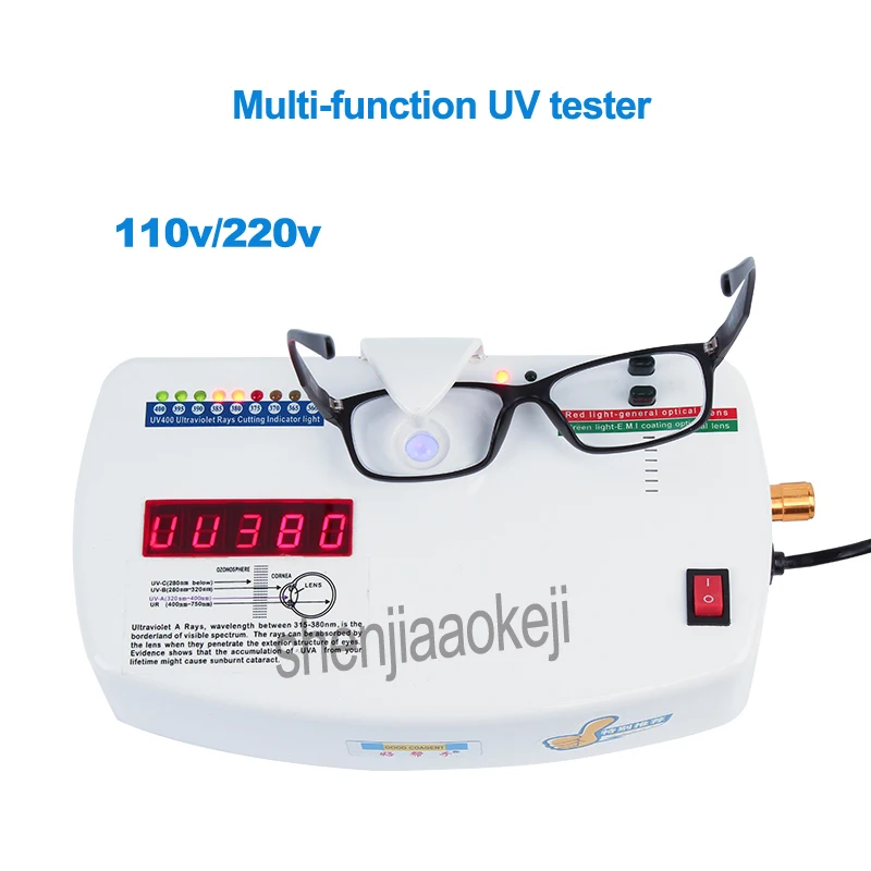 CP-13B Multi-function UV-Tester Optiline Objektiiv Anti-kiirgus Ultraviolett-Ray Tester UV400 Kiirguse Measurer Prillid Seadmed 0