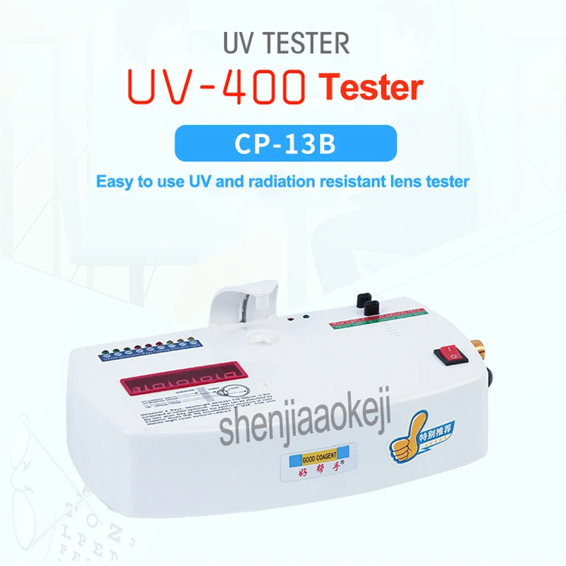 CP-13B Multi-function UV-Tester Optiline Objektiiv Anti-kiirgus Ultraviolett-Ray Tester UV400 Kiirguse Measurer Prillid Seadmed 3