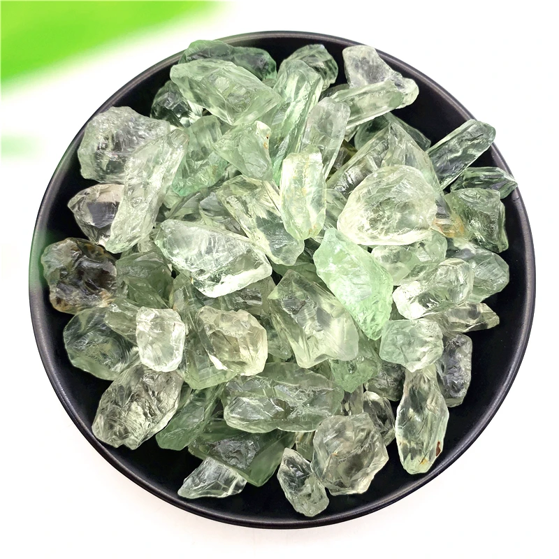 Ilus 50g kvaliteetne Looduslik Roheline Kristall Kvartsi Mineraalid Isend Ebakorrapärase Kujuga Töötlemata Kivide Loodusliku Kvartsi Kristallid 1