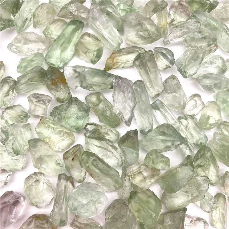 Ilus 50g kvaliteetne Looduslik Roheline Kristall Kvartsi Mineraalid Isend Ebakorrapärase Kujuga Töötlemata Kivide Loodusliku Kvartsi Kristallid 3