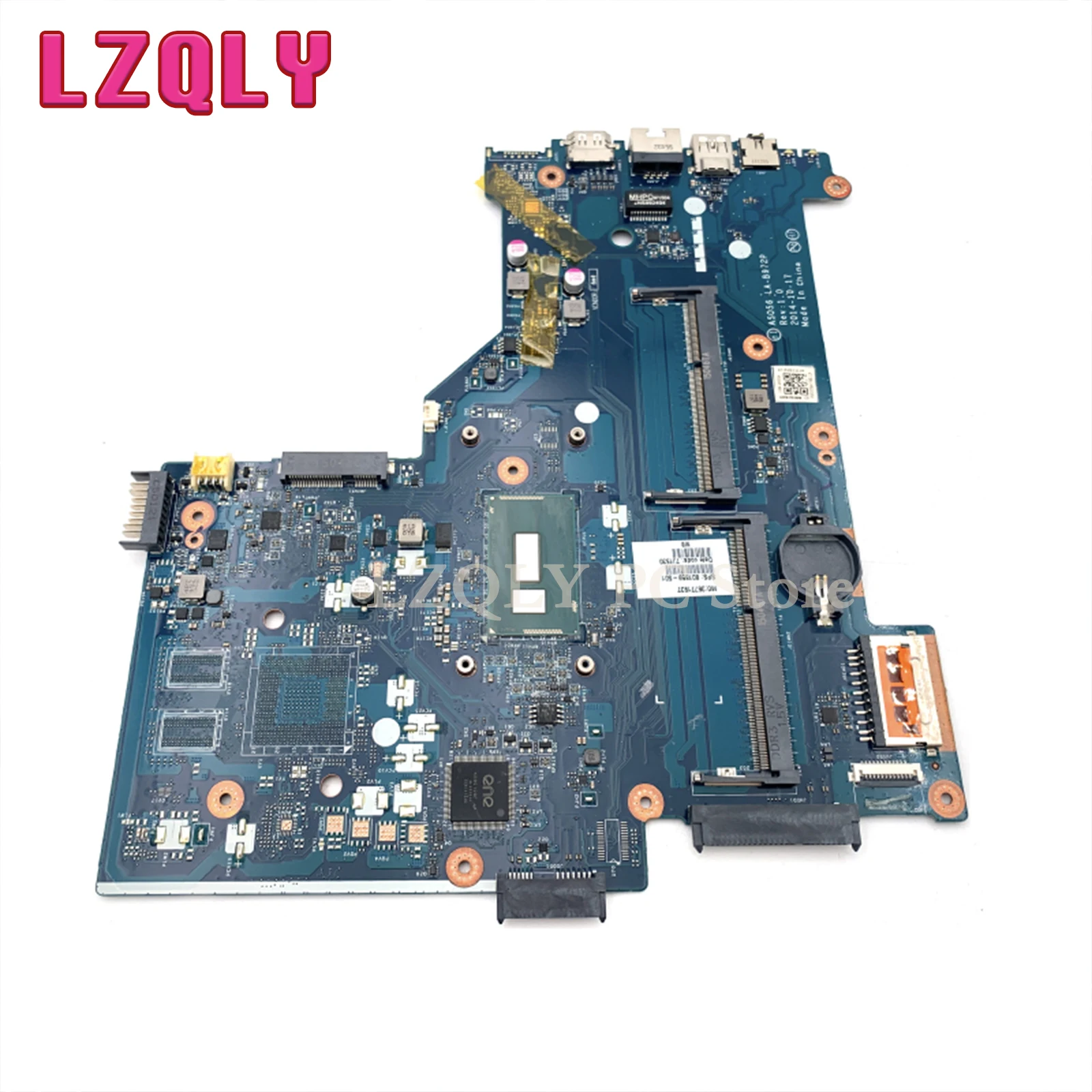 LZQLY 801859-501 801859-001 801859-601 HP Pavilion 15-R Sülearvuti emaplaadi AS056 LA-B972P SR23Z I3-5010U 2.1 Ghz DDR3L 2