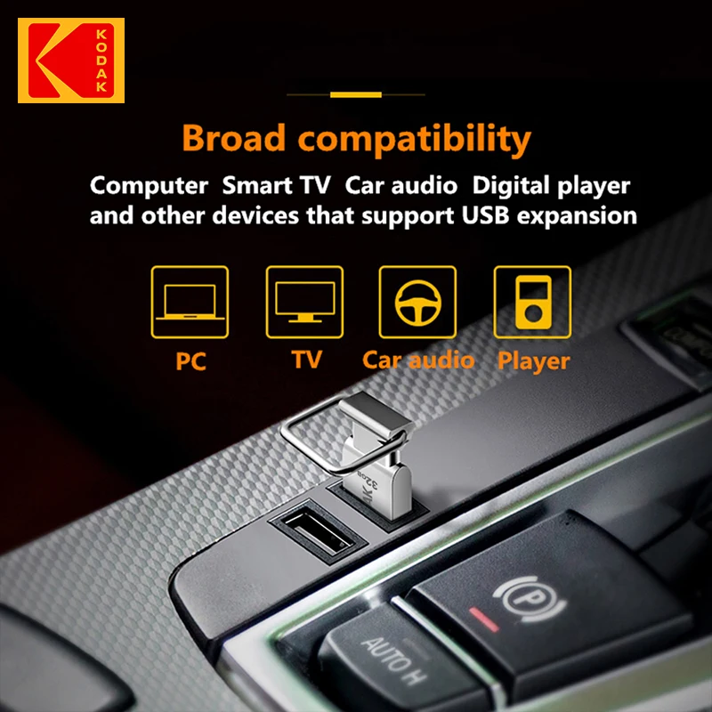 100tk Kodak K112 USB Flash Drive Super Mini Pen Drive 64GB 32GB 16GB Pendrive Veekindel USB mälupulk ARVUTI MacBook Auto 4