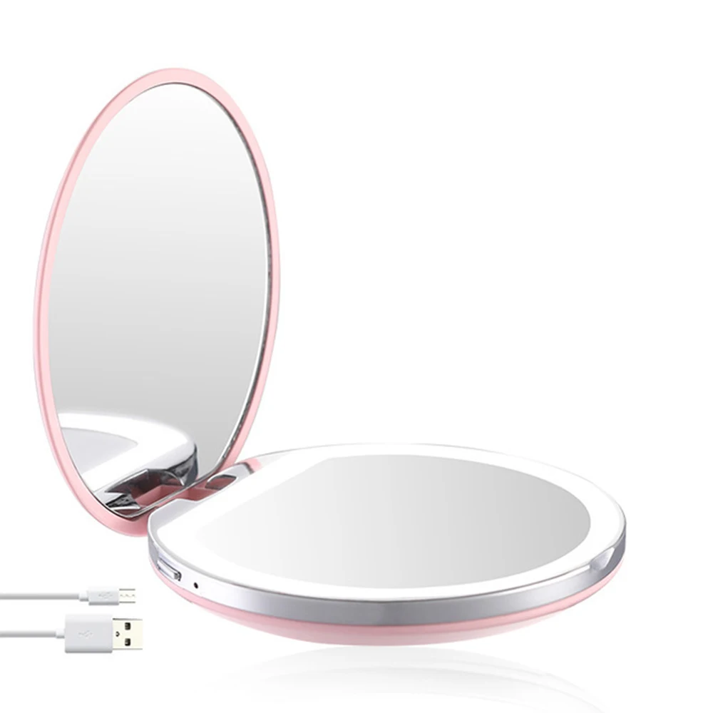TY271 Suurendusklaasi Valgustatud Meik Mirror Light Mini Ring Portable Led Make Up Peegel Kaugseire Usb Sissenõutavaks Meik Peegel 4