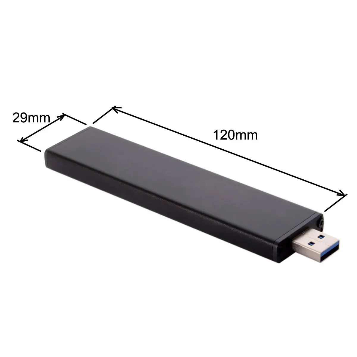 Jimier 17+7pin SSD HDD USB 3.0 Mees Kõvaketta Kassett Drive for Mac Book AIR A1465 A1466 MD223 MD224 MD231 MD213 MD232 0