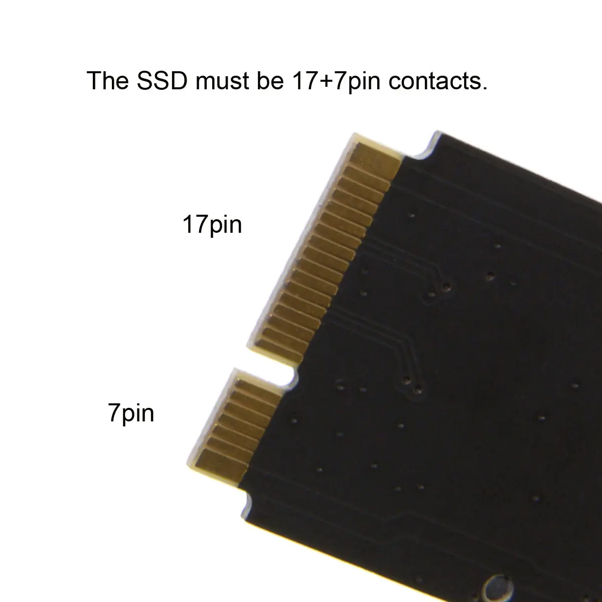 Jimier 17+7pin SSD HDD USB 3.0 Mees Kõvaketta Kassett Drive for Mac Book AIR A1465 A1466 MD223 MD224 MD231 MD213 MD232 4