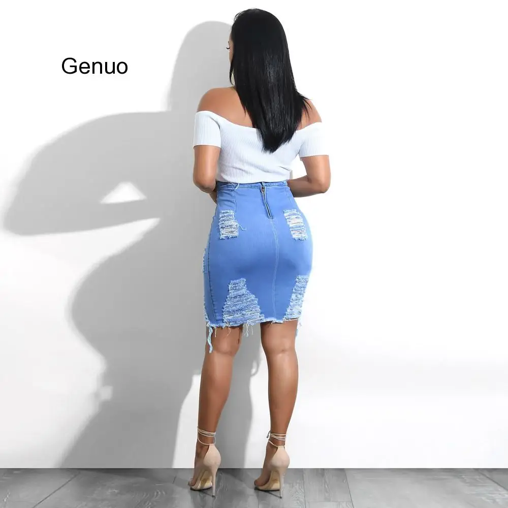 Denim Seelik Suvel 2020 Kõrge Vöökoht Seest Õõnes Välja Mini Jean Seelik Streetwear Vabaaja-Line Naised Demin Seelik Faldas Mujer Moda 2