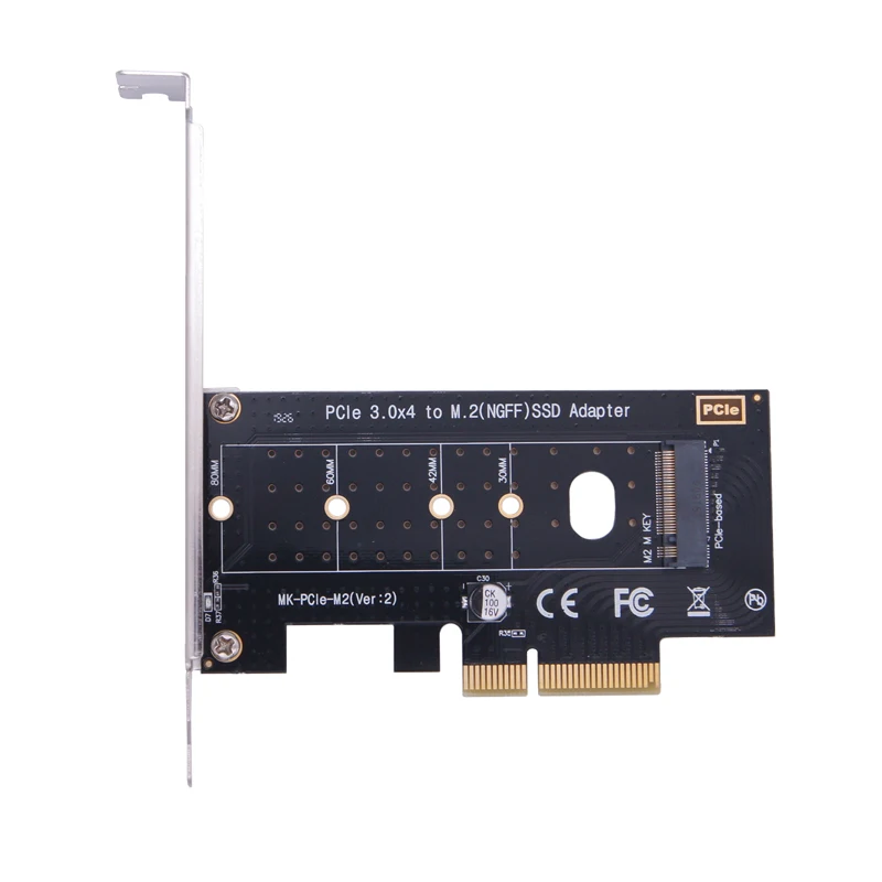 M. 2 NVMe SSD NGFF, et PCIE X4 Converter Kaardi Klahvi M Ärkaja Kordaja PCI-e PCI Express 3.0 4X, et 2230-2280 M. 2 SSD M2 PCIE Adapter 2