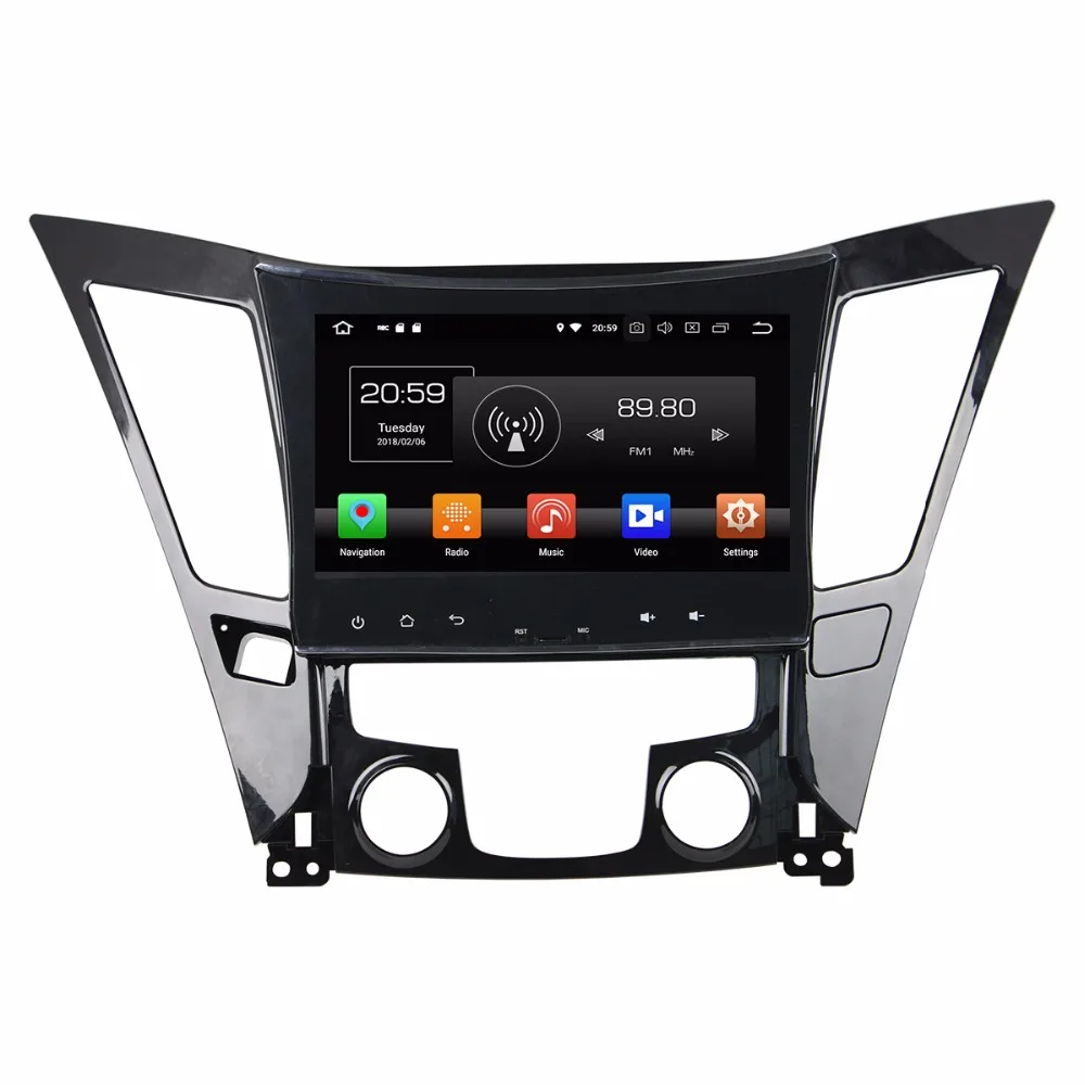 Auto DVD GPS Navigation Mängija Auto Stereo Hyundai Sonata 2011-2014 Android 8.0 Okta Core 9 tolline Raadio Headunit 1