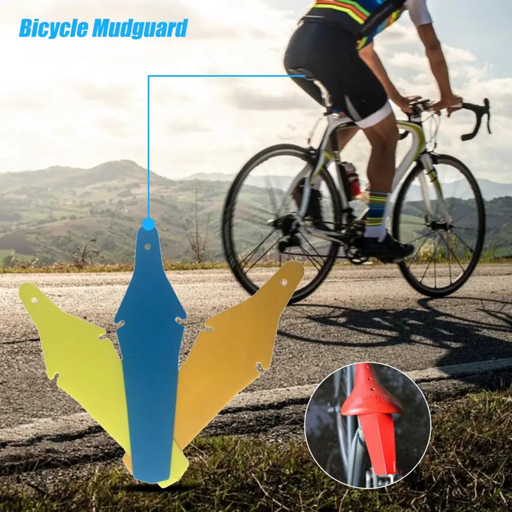 Bike Mudguard Praktiline, Vastupidav, Stabiilne, Lihtne puhastada Jalgratta Tagumine Guard Mountain Bike Sadul Muda Klapp Bike Taga Valvur 1