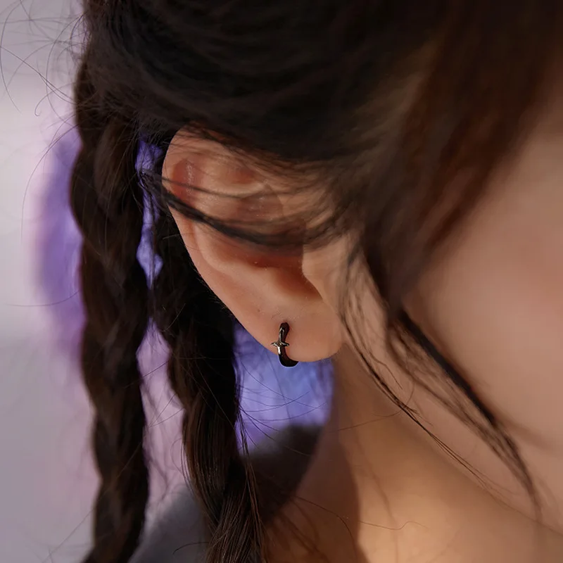 Korea Fashion Läbib Star Augustamine Kõrvarõngad Naiste Hõbedast Värvi Lihtsad Kõrvarõngad Võlusid Ehted Tarvikud Pool Arete 1