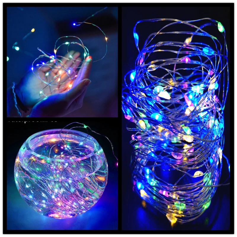 USB-Haldjas String LED Tuled 8modes jõulukaunistused Kodu Puhkus, Valgustus Aias Vanik Decor Väljas Pulm Lamp 5